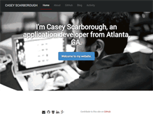 Tablet Screenshot of caseyscarborough.com